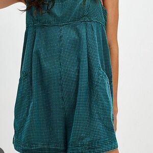 Free People Billie Plaid Romper